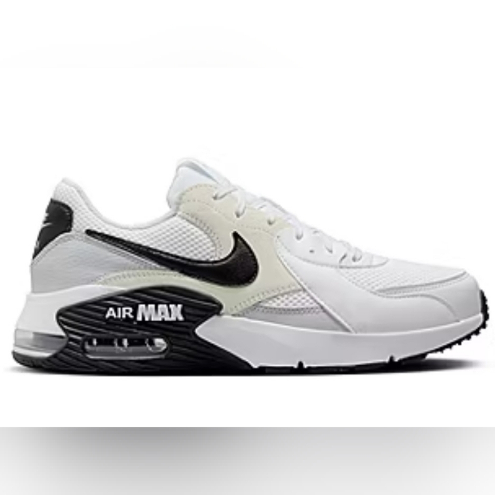 Nike Air Max Men's White and Black Low-Top Sneakers